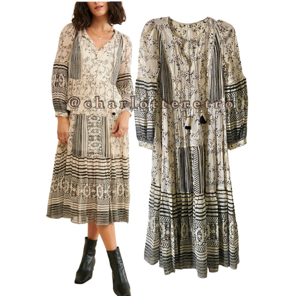 Anthropologie • Tiered Talulah Midi Dress
